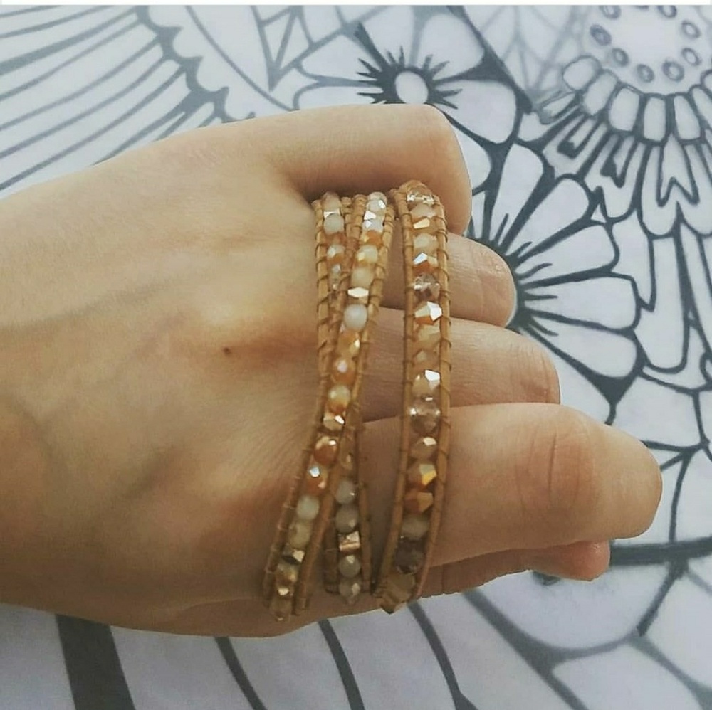 Golden Wrap Bracelet